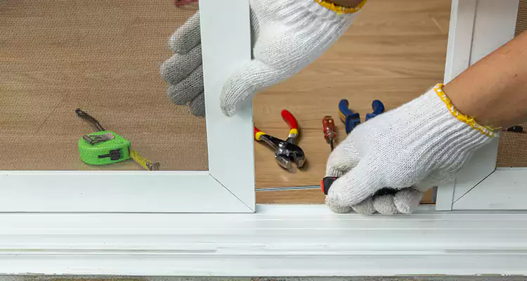 Sliding Glass Door Off Rails Repair in Ferry Pass, FL