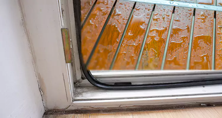 Water Leaking Wooden Patio Doors Repair in Ferry Pass, FL